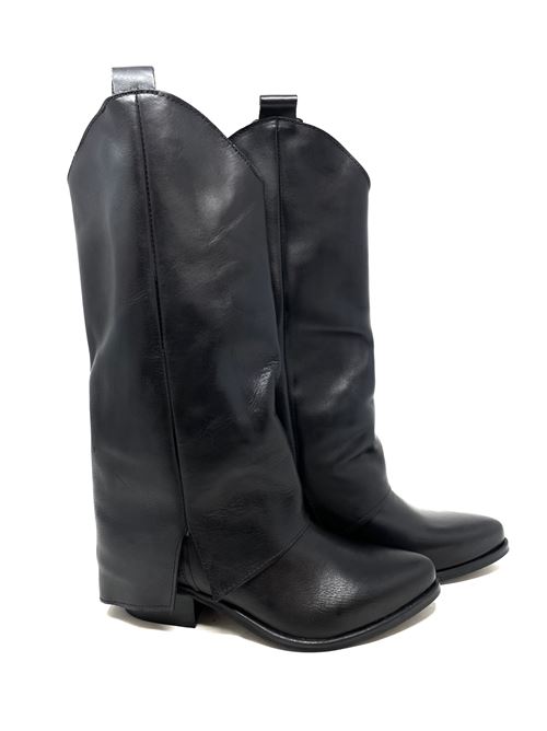 Ankle Boots mit umgeschlagenem Schaft IL LACCIO | 680VITELLONERO